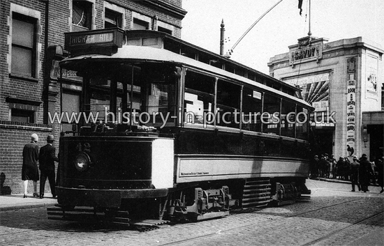 Walthamstow Tramcar No.42, Markhouse Road Terminus, Walthamstow, London. c.1931